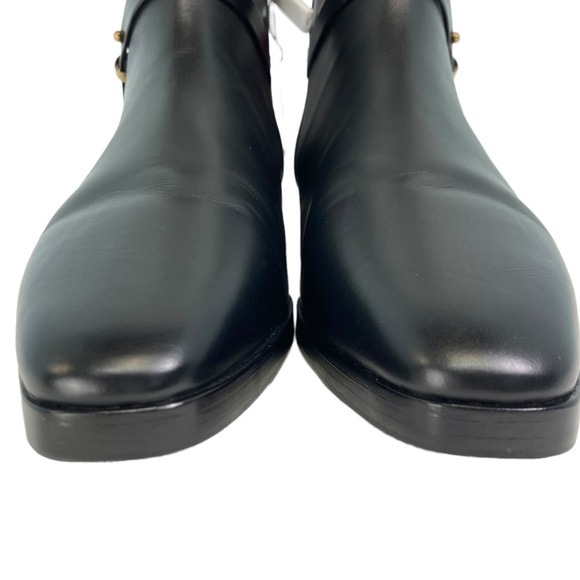 Gucci | Shoes | Gucci Black And Gold Ankle Boots With Iconic  Gucci Elite Calf GG Ankle Boots in Black Equestrian Women\'s 38.5  New with Box